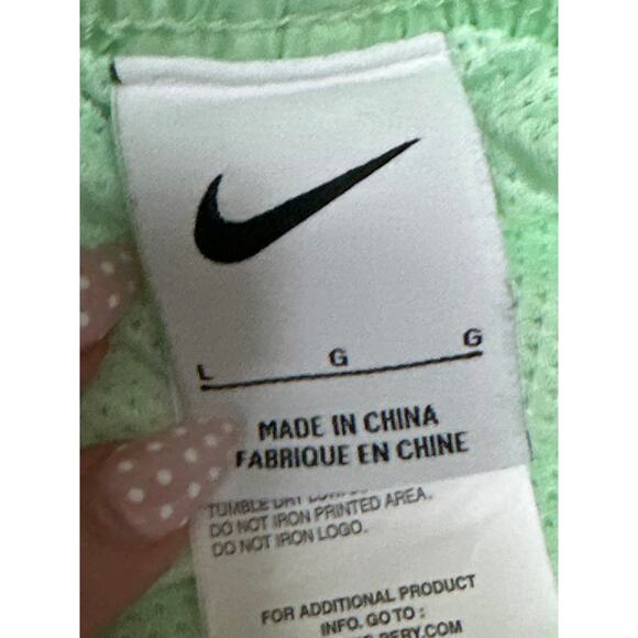 Nike Swim Essentials Men's Green Drawstring Volleyball Athletic Shorts Size L - Picture 4 of 5